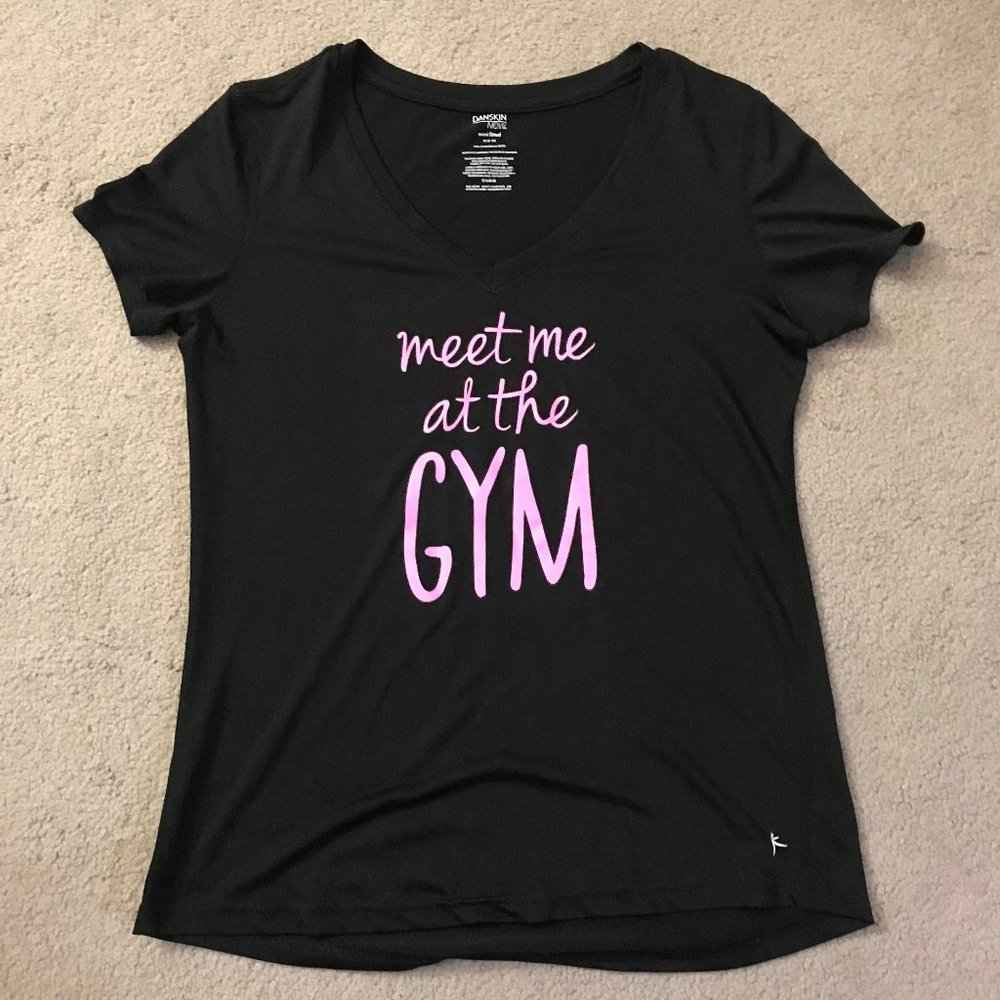 Danskin Semi Fitted Black Shirt